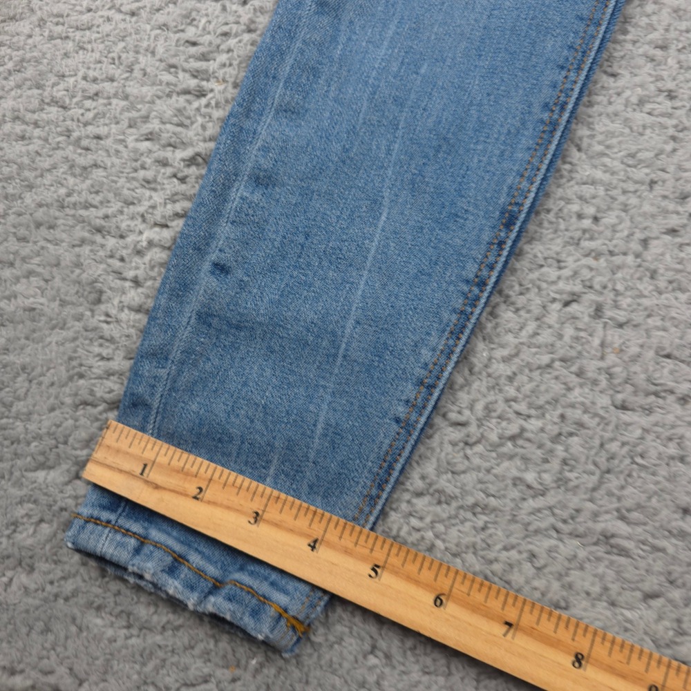 Zara‎ Womens Size 2 Light Wash Distressed Skinny Jeans Denim Casual - Picture 6 of 10